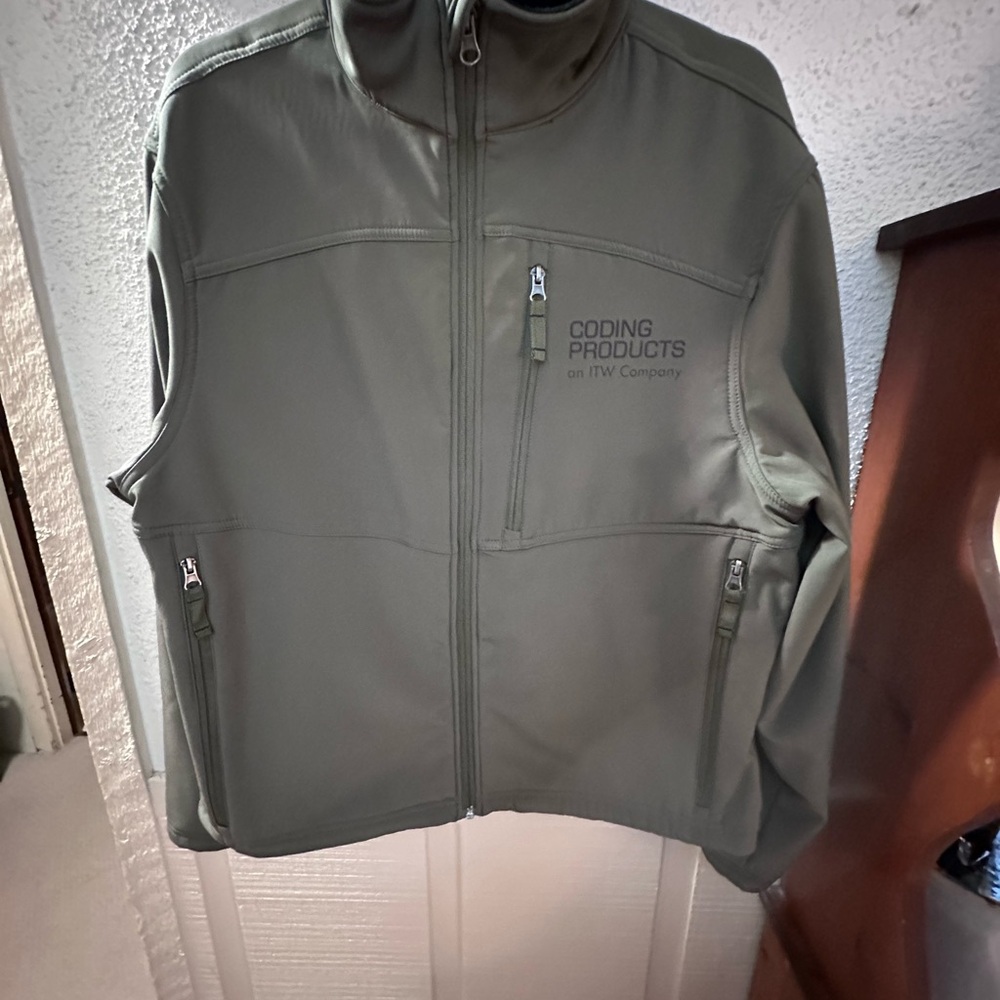 Coding Products Men's Olive Performance Jacket - image 1